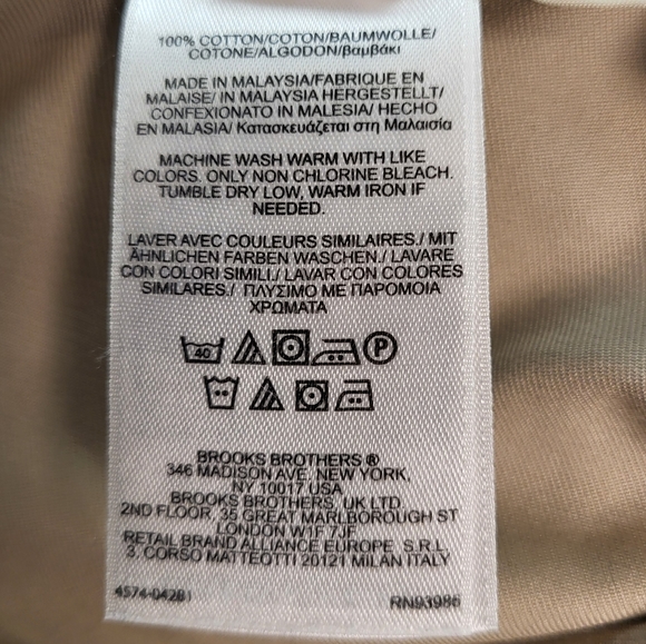 Brooks Brothers 346 Natalie Fit Pants size 2 Pitet - Picture 7 of 8